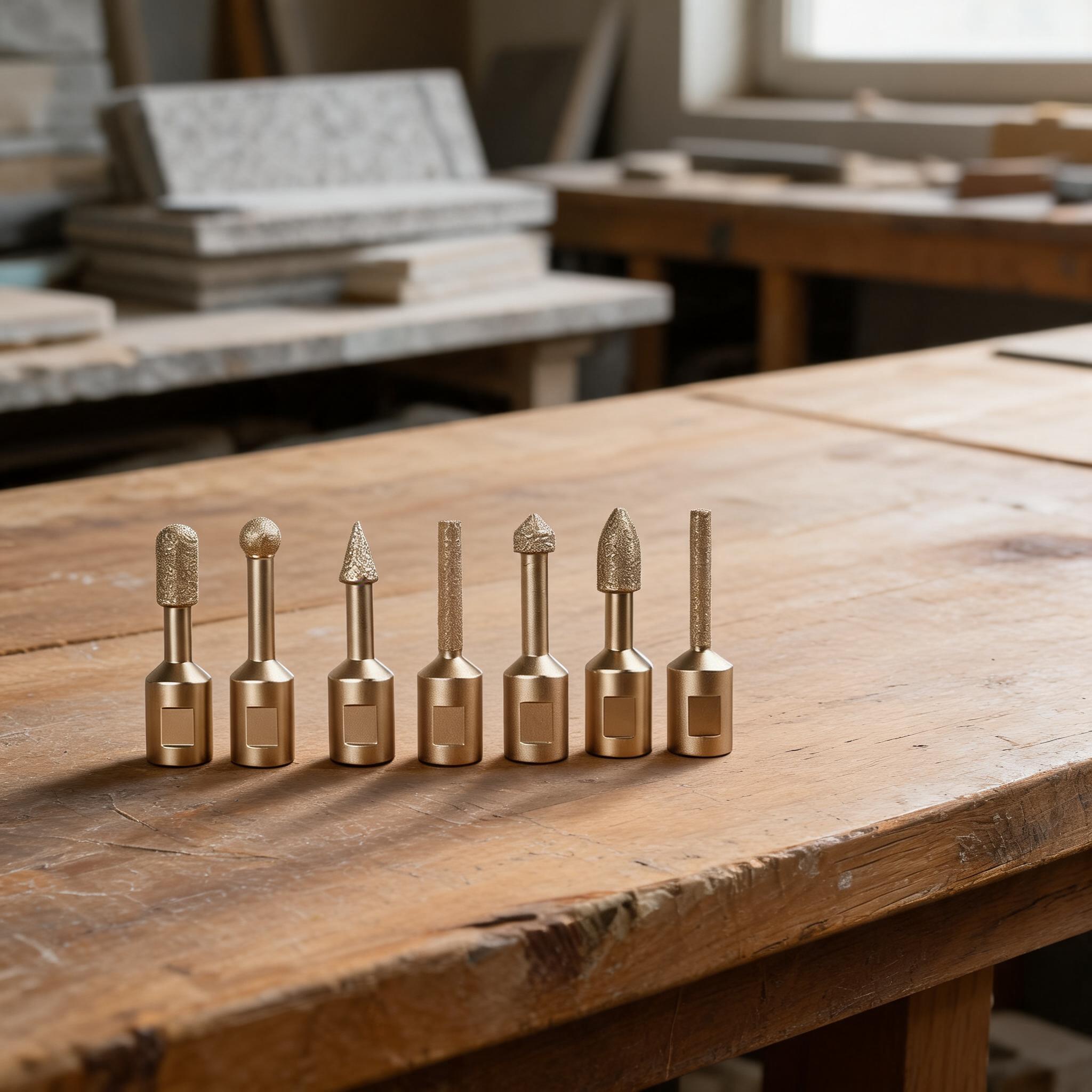 Drill Bits - 7pcs Grinding Head Ceramic-Tile Hole Saw