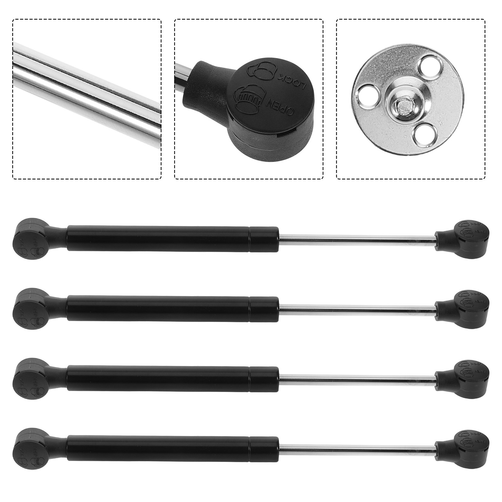 Cabinet Hinges - 4Pcs Soft Close Hinge Gas Cabinet