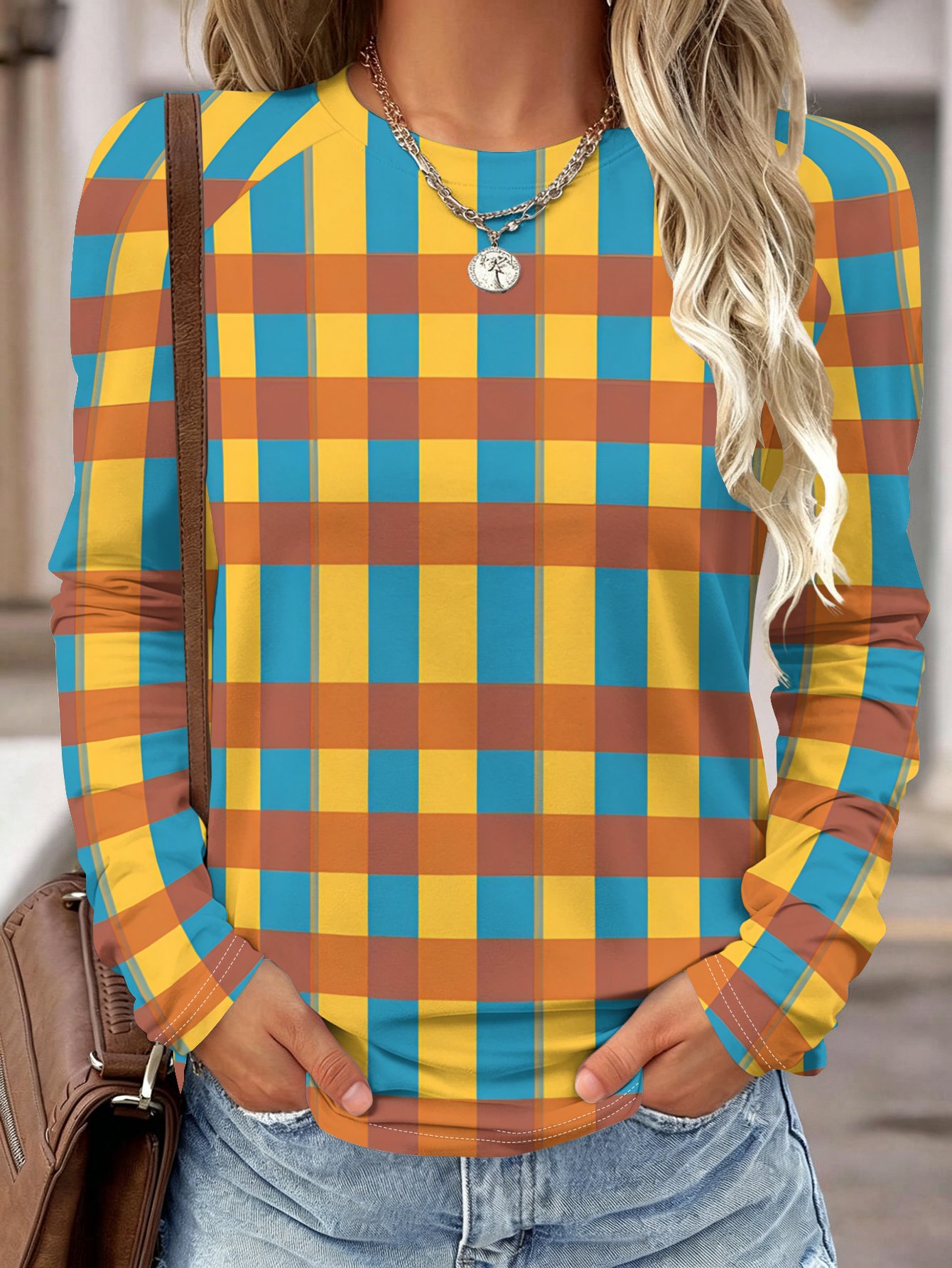 Women Long Sleeve Shirt Yellow - огляд і ціна Wallpaper