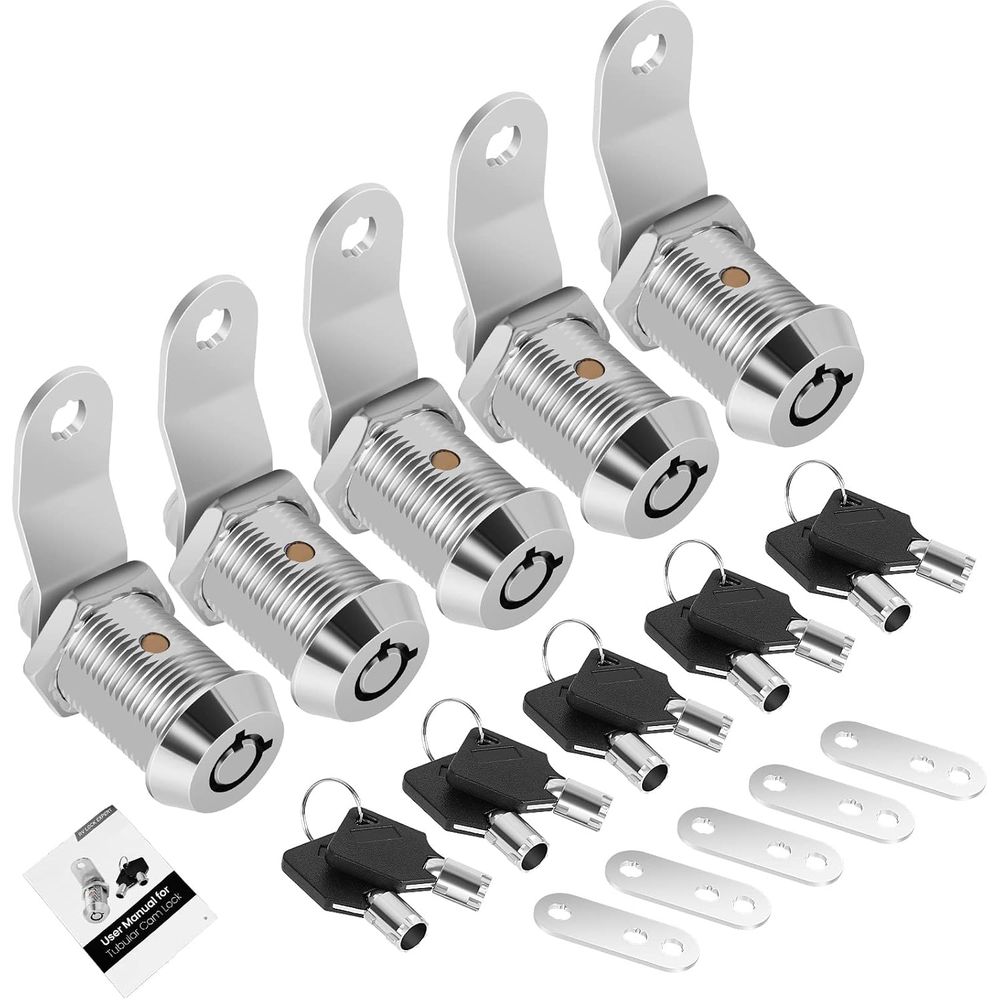 5 Pack Cabinet Lock with Keys, - огляд і ціна Door Lock