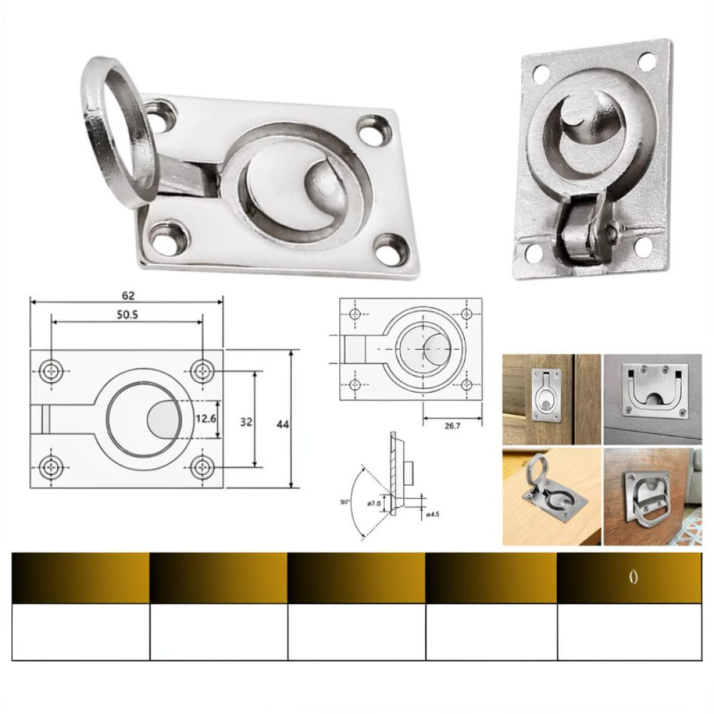 316 Stainless Steel Round Flus - огляд і ціна Door Handle