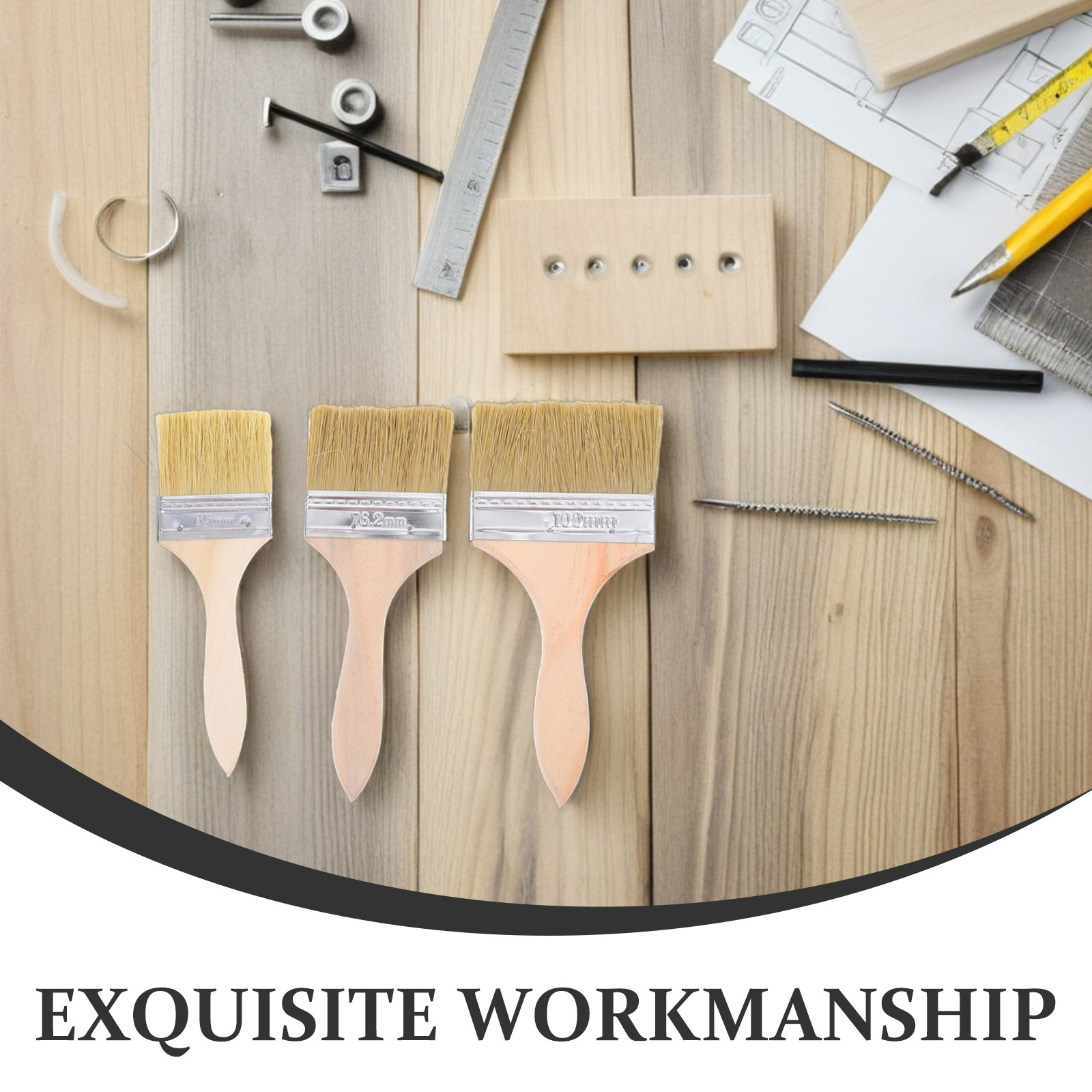 Thickened Wooden Handle Paint  - огляд і ціна Home Improvement Fence