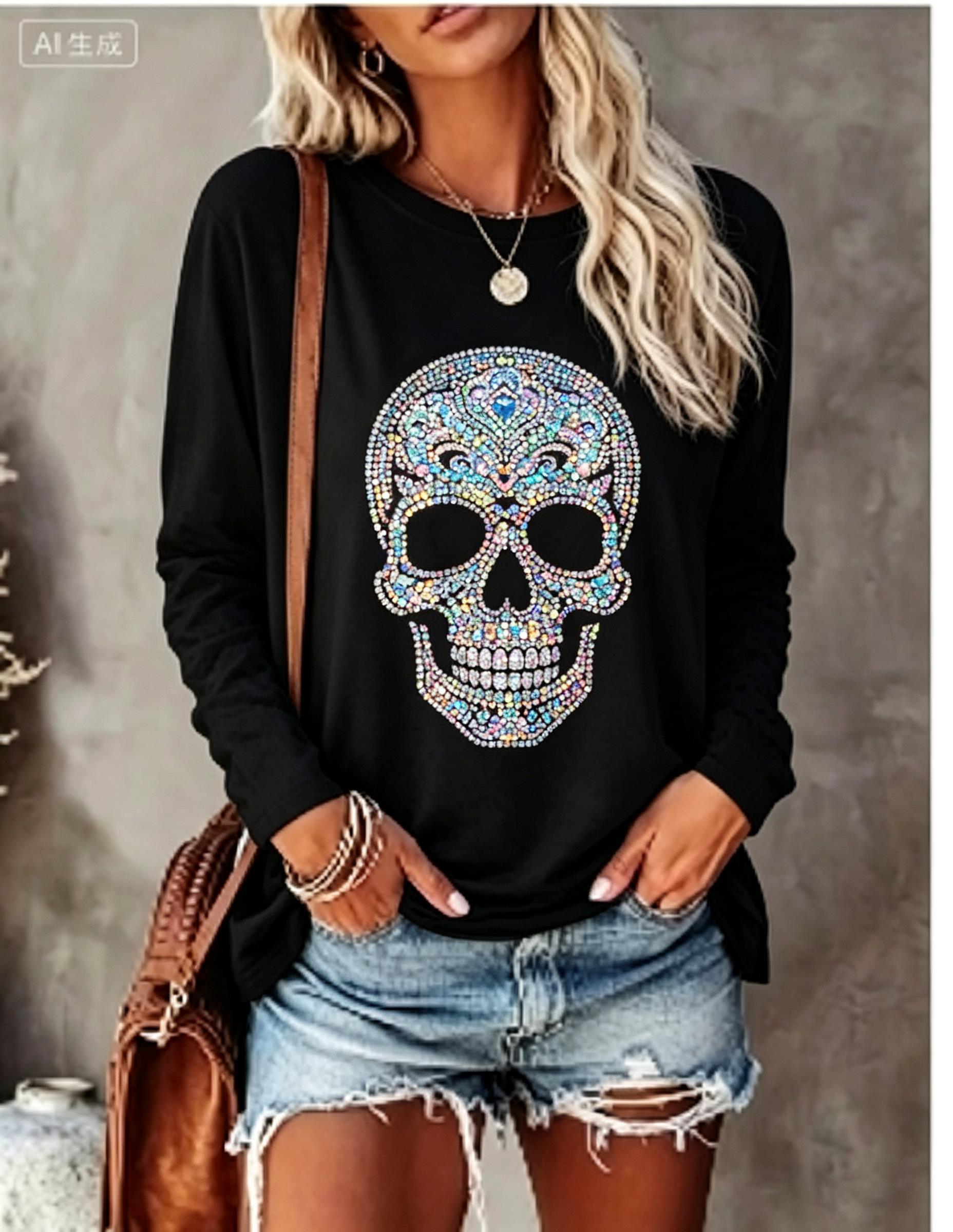 Women Long Sleeve T‑Shirt Simu - огляд і ціна Wallpaper