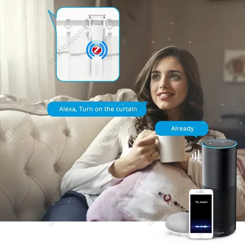 EE Tuya Zigbee Smart Curtain D - огляд і ціна Curtain Rods