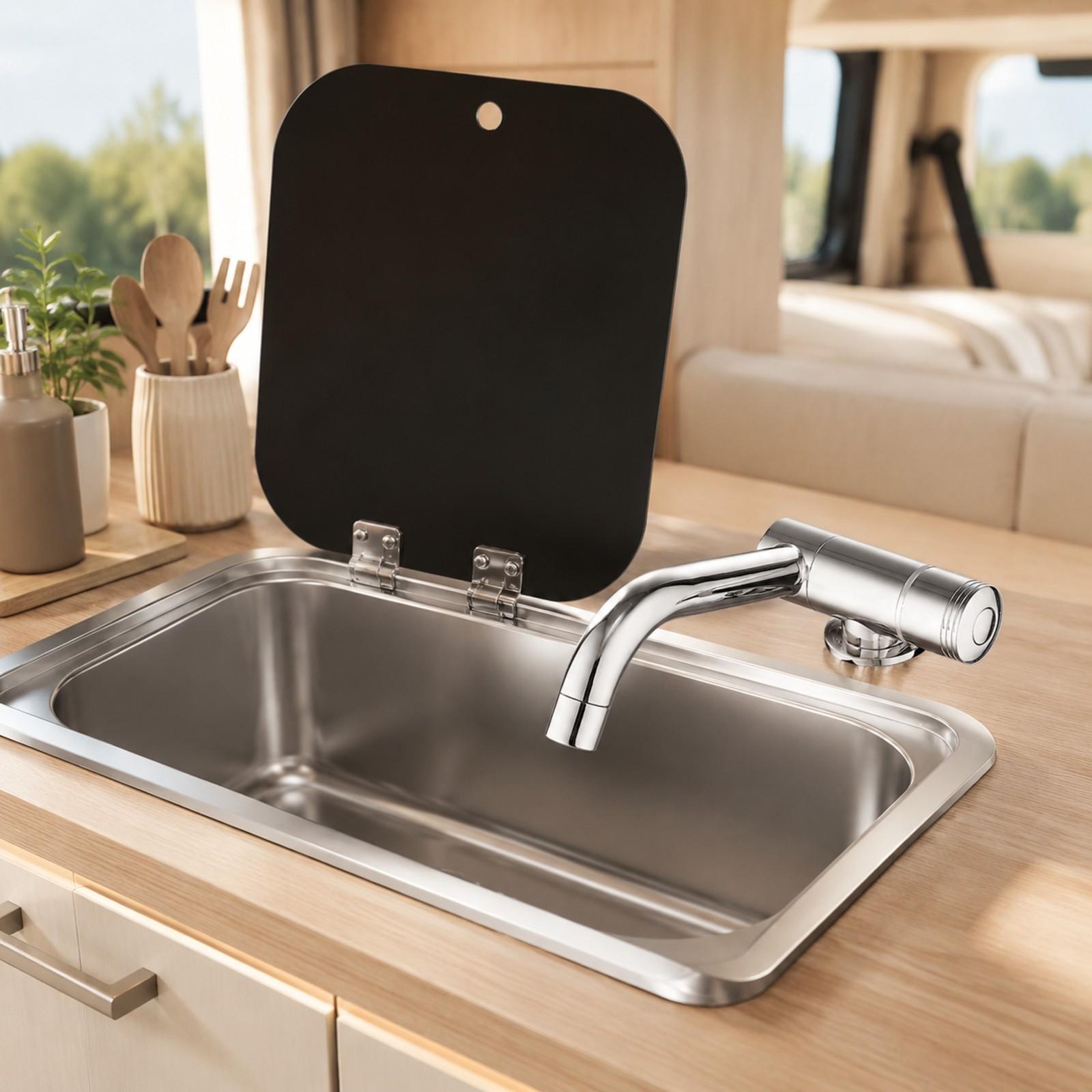 Single Bowl Kitchen Sink with  - огляд і ціна Faucet